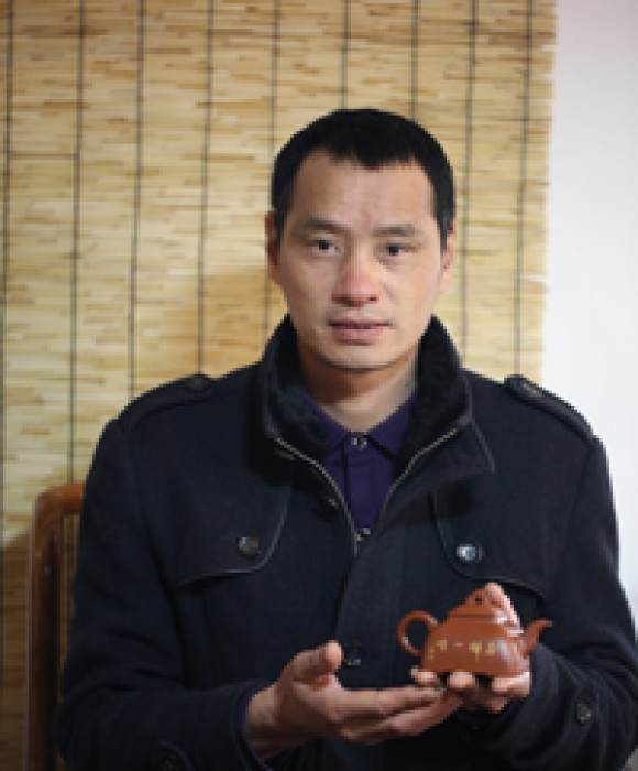 紫砂艺人付维军，工艺美术师