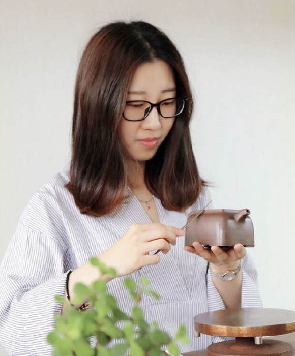 紫砂艺人刘璐，工艺美术师