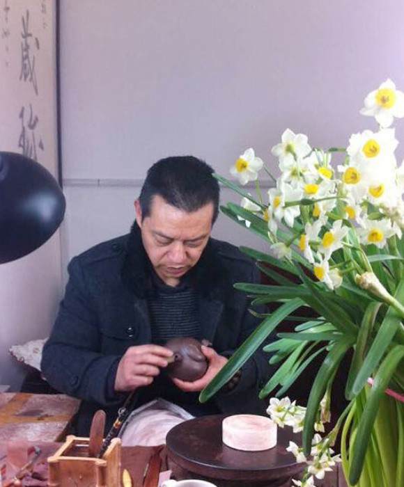 紫砂艺人史福棠，高级工艺美术师