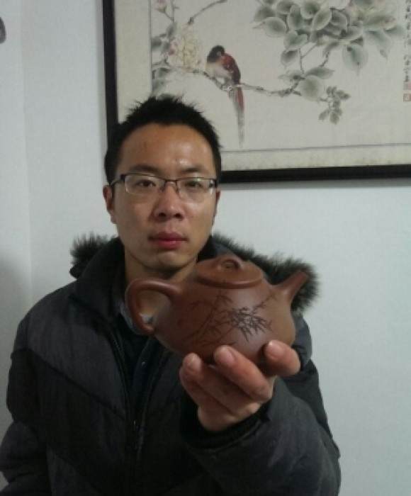 紫砂艺人周斌，工艺美术师