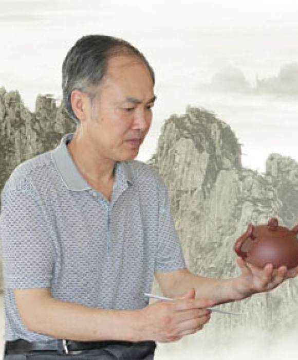紫砂艺人周新元，正高级工艺美术师