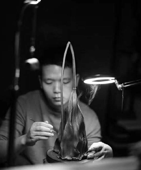 紫砂艺人喻建铭，工艺美术师