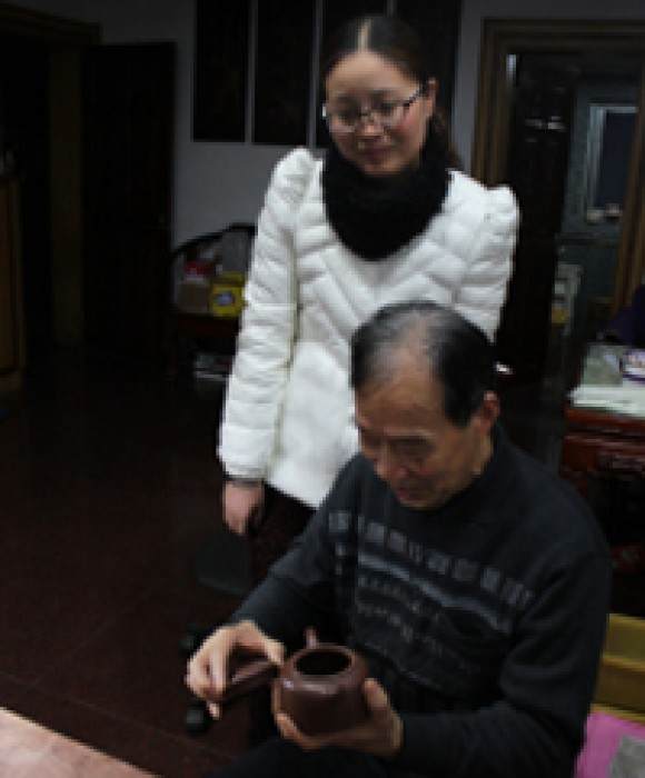 紫砂艺人张宜萍，工艺美术师