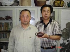 紫砂艺人朱斌，正高级工艺美术师