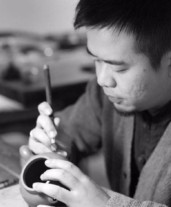 紫砂艺人朱鹏程，高级工艺美术师