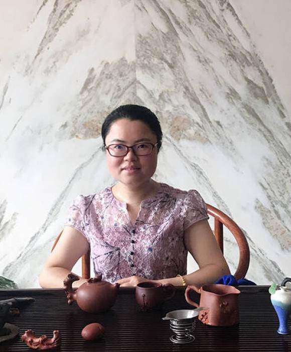 紫砂艺人沈兰萍，工艺美术师