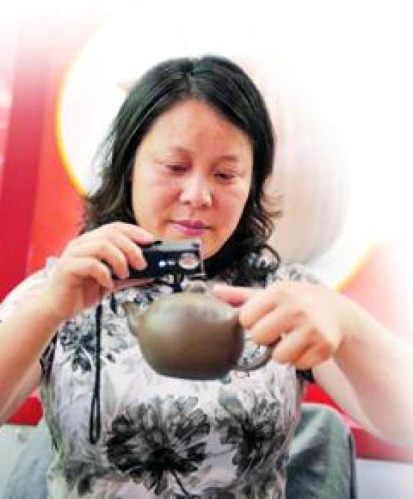紫砂艺人沈平，工艺美术师