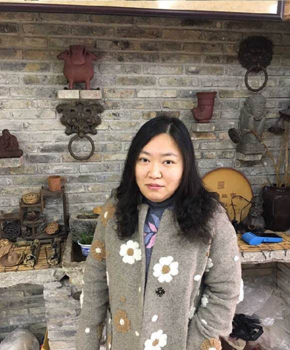 紫砂艺人王珺，工艺美术师