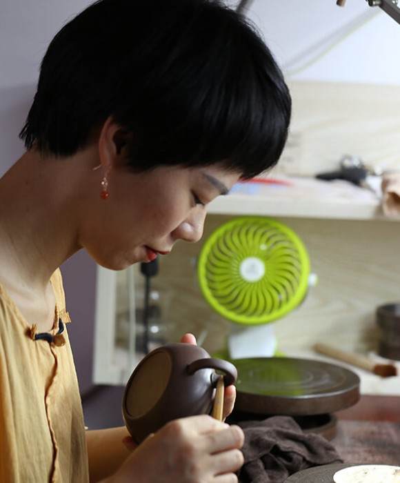 紫砂艺人王茂，工艺美术师