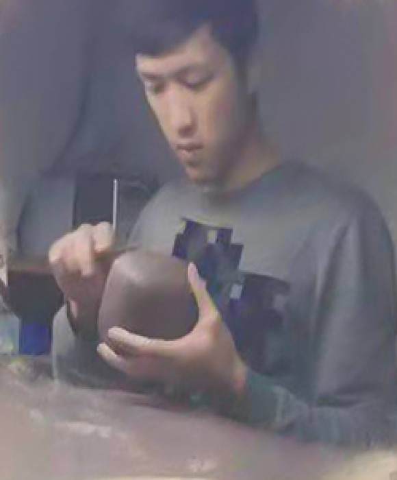 紫砂艺人祝强，民间实力派