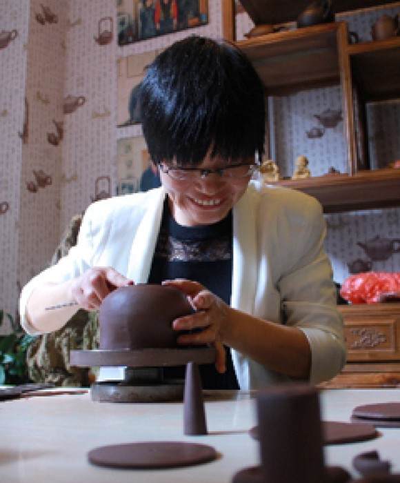 紫砂艺人蒋晓光，工艺美术师