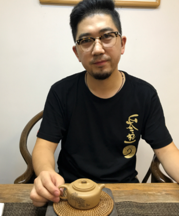 紫砂艺人蒋超，助理工艺美术师