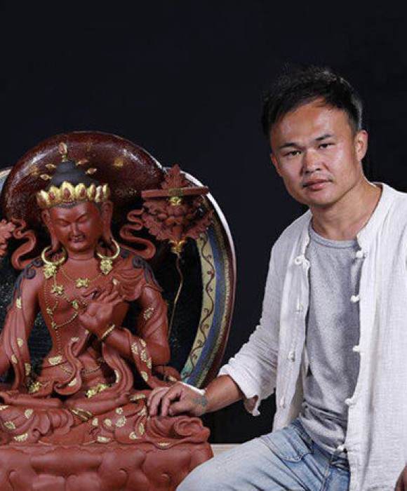 紫砂艺人邱爽，高级工艺美术师
