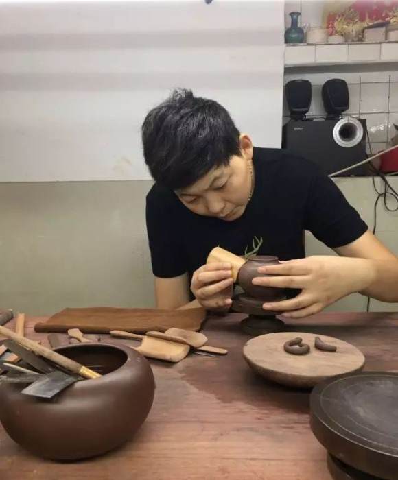 紫砂艺人陆涛，民间实力派